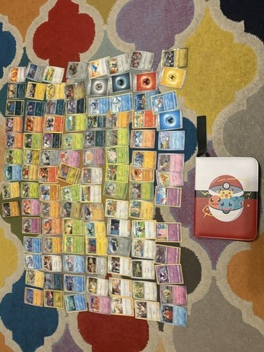 Pokemon cards and binder - pokemon,