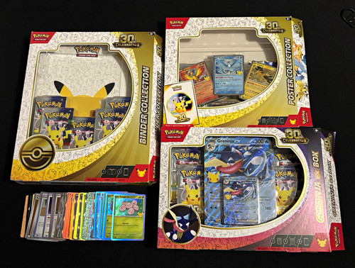 Opened pokémon tcg 30th - opened,