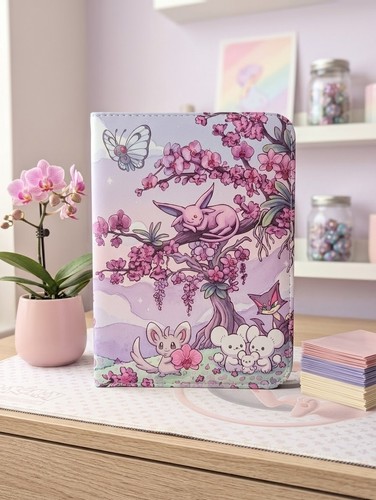 Pokemon card zip binder - binder, espeon