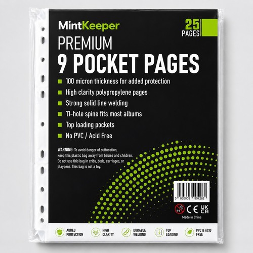 25x trading card pocket - trading,