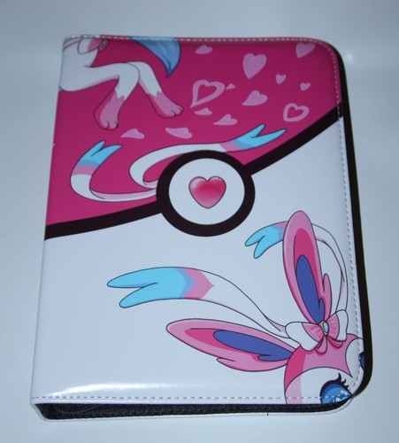 Pink pokemon card - card, folder